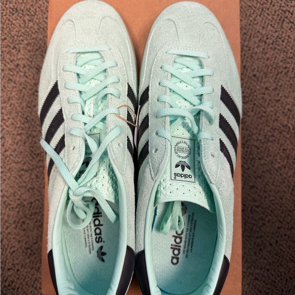 Adidas Gazelle Clear Mint Black Sneakers - Picture 3 of 5